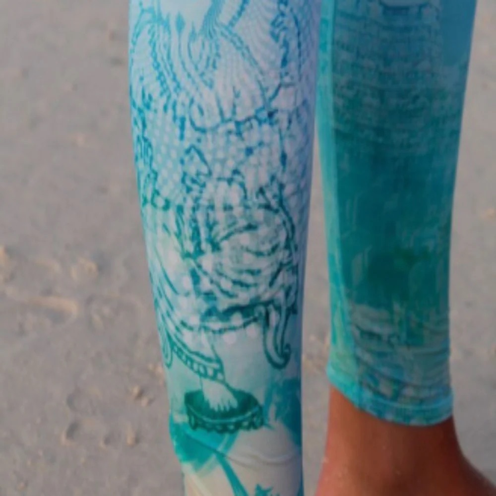 RARE TEEKI Ganesha  Leggings - Picture 2 of 5